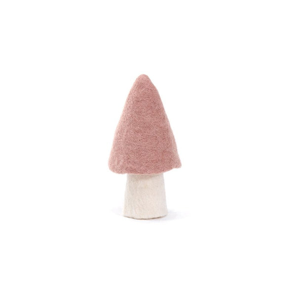 Muskhane | felt morel mushroom | large | quartz pink