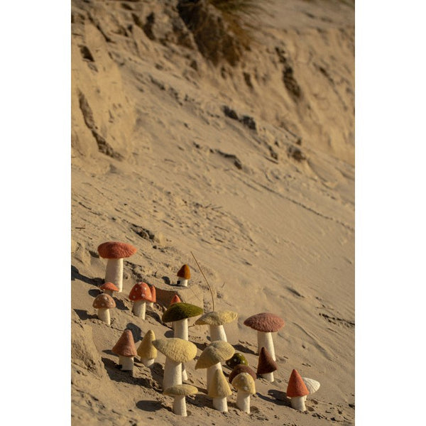mondocherry - Muskhane | felt mushroom | XL | chestnut - beach