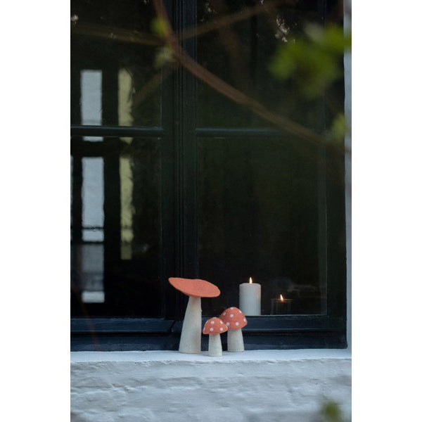 mondocherry - Muskhane | felt mushroom | XL | litchee - window