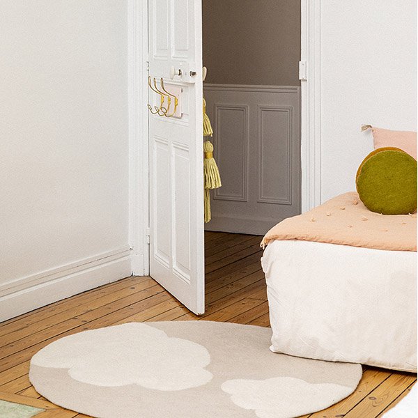 mondocherry - Muskhane | cloudy rug | sand natural - bedroom