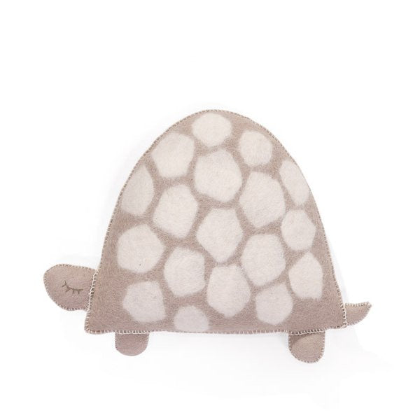 mondocherry - Muskhane kids cushion turtle - sand natural