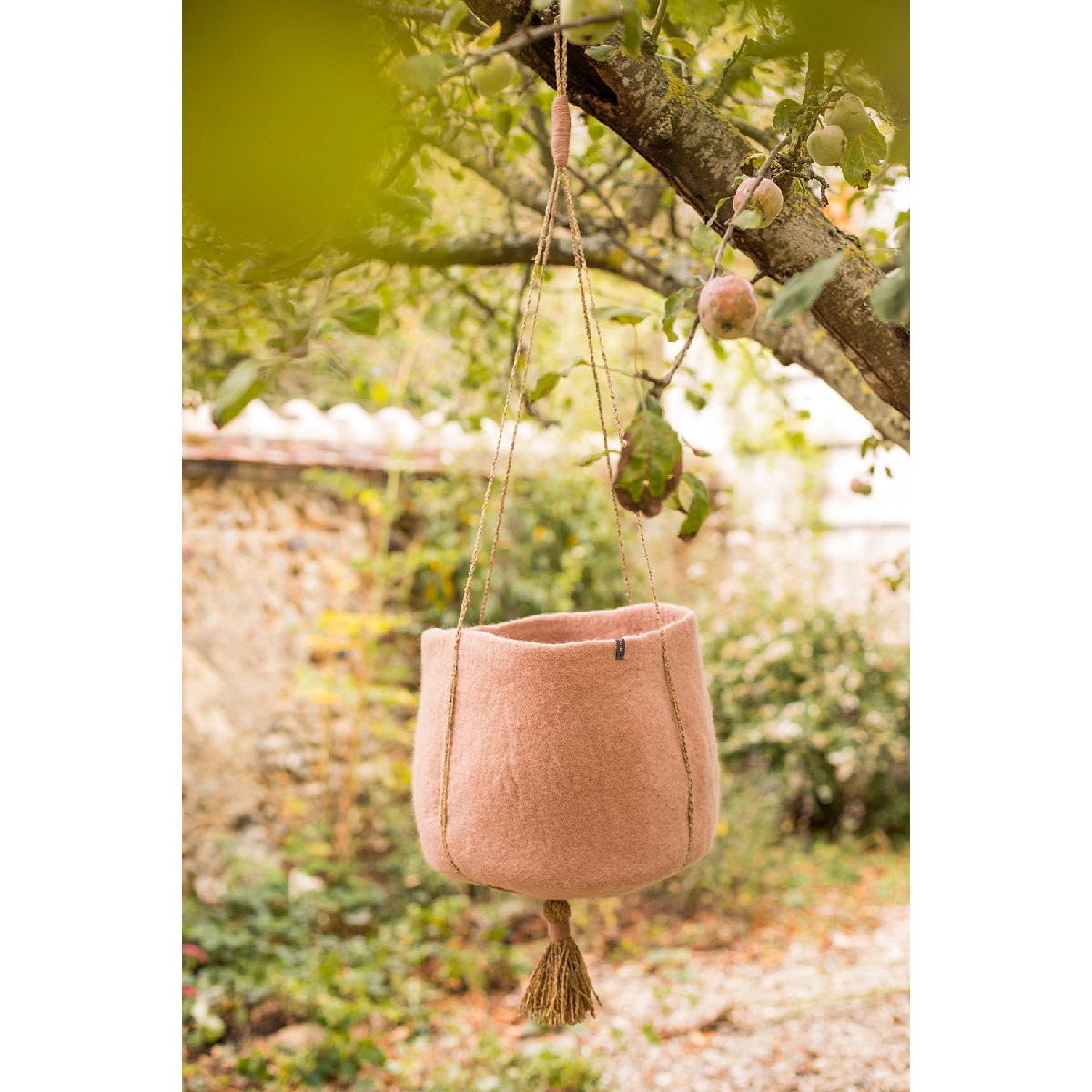 Muskhane | kangaroo basket | rose quartz - outside