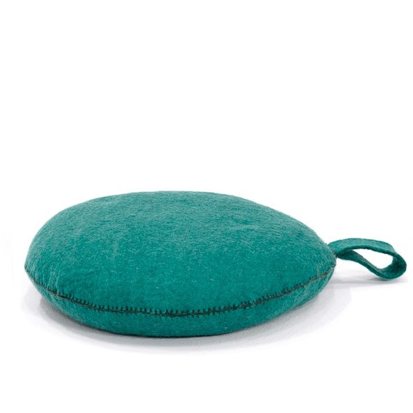 Muskhane | nomad smartie cushion | turquoise pastel