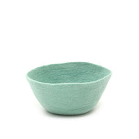 Muskhane | plain calabash bowl | jade | small
