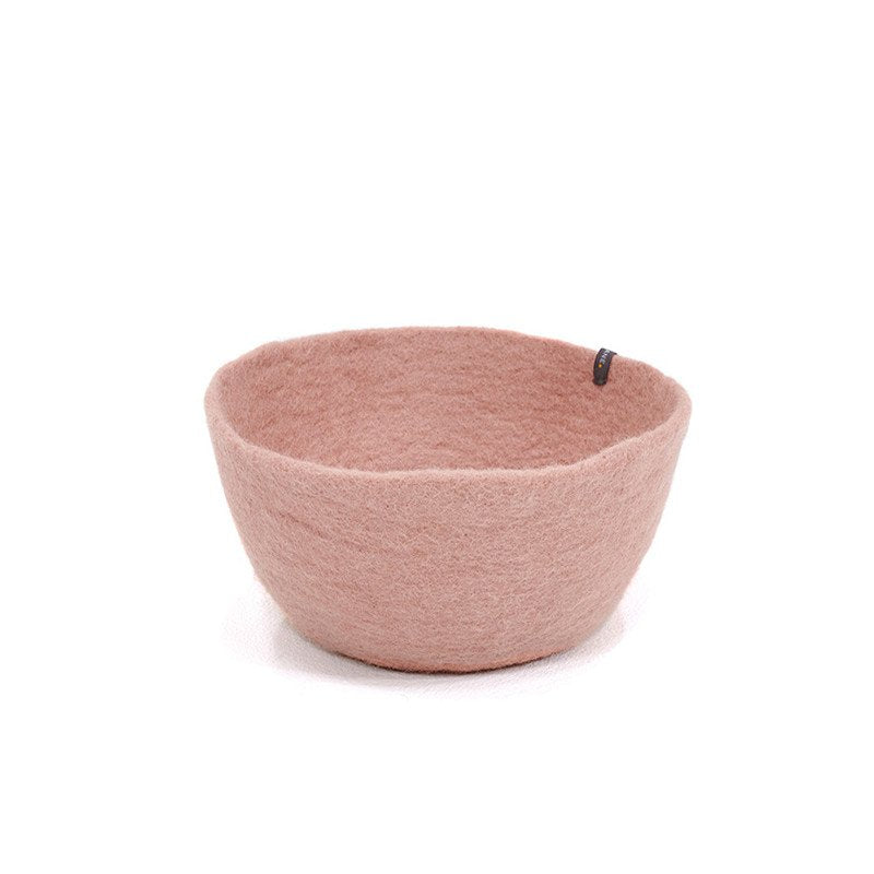 Muskhane | plain calabash bowl | quartz pink | medium