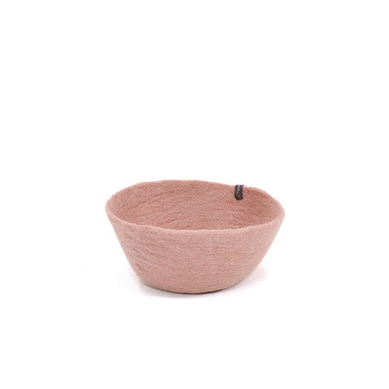 Muskhane | plain calabash bowl | quartz pink | small