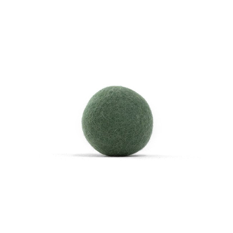 Muskhane felt balls - green