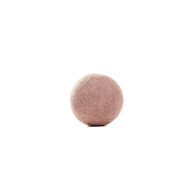 Muskhane felt balls - quartz pink