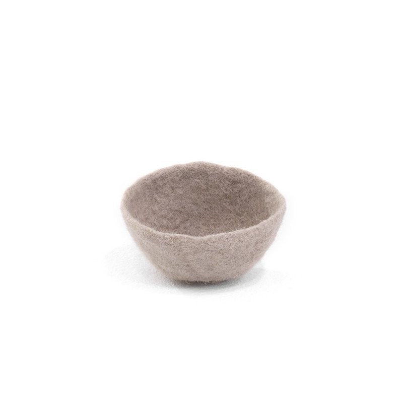 Muskhane | plain felt bowl | small | sand
