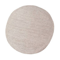 Muskhane - kali round rug - light stone