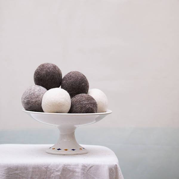 felt ball - Muskhane | felt balls | duck blue - mondocherry