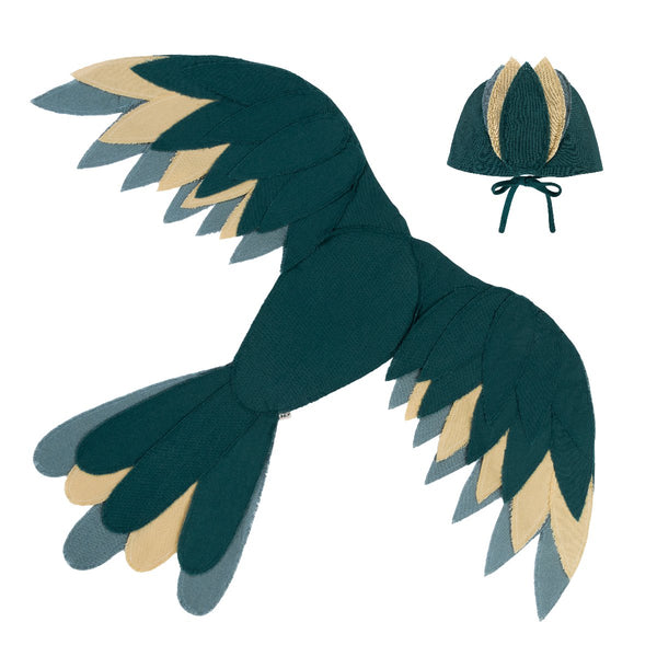 Numero74 | phoenix bird wings | teal blue