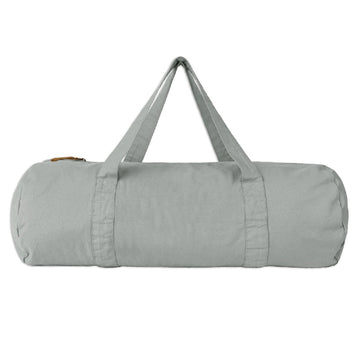 Numero74 | bliss cotton canvas yoga bag | silver grey - mondocherry