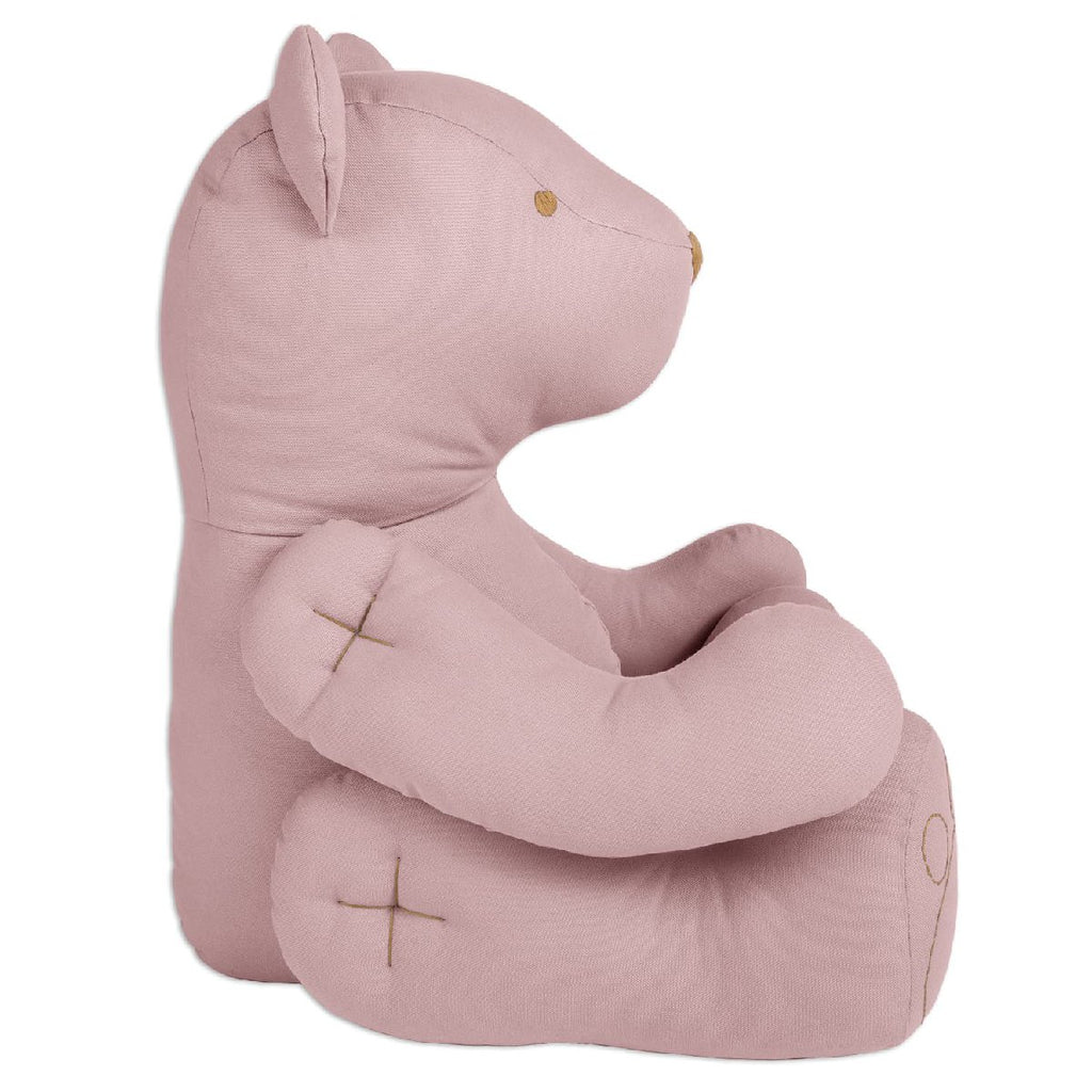 mondocherry - Numero74 | Ted bear cushion | dusky pink | small - side