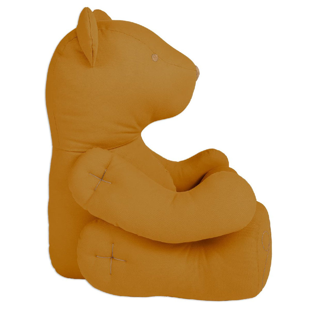 mondocherry - Numero74 | Ted bear cushion | gold | small - side