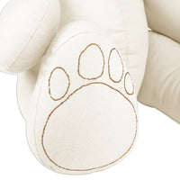 mondocherry - Numero74 | Ted bear cushion | white | small - foot