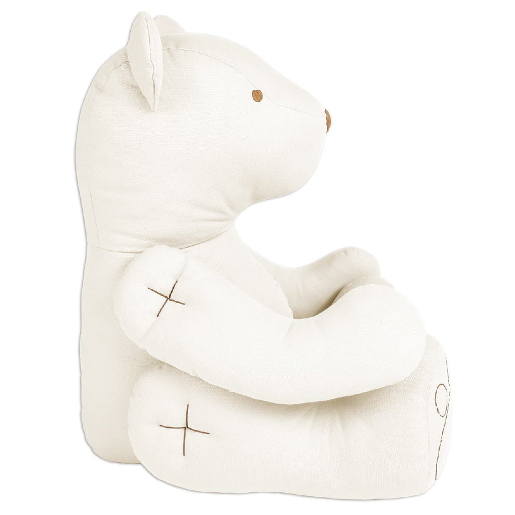 mondocherry - Numero74 | Ted bear cushion | white | small - side