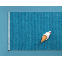 Pappelina | mono mat | petrol light petrol - 60cm x 85cm - ice cream