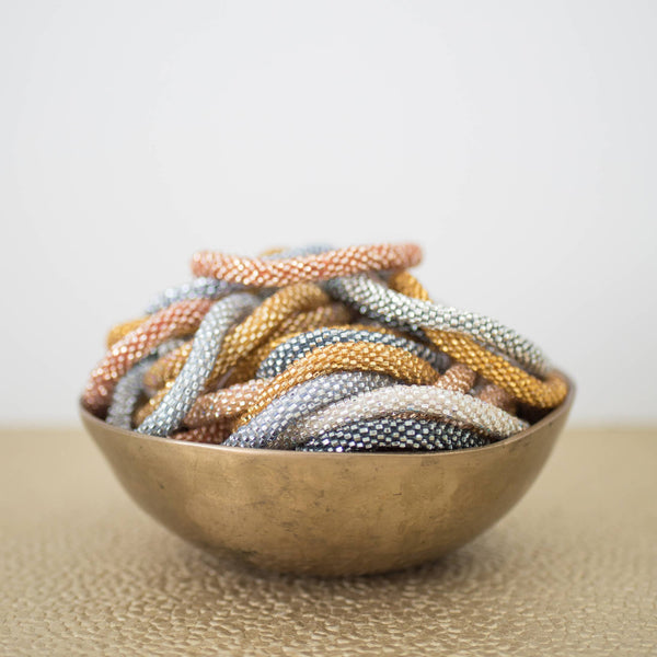 mondocherry - aid through trade | roll on bracelet | chic happens - bowl