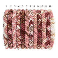 mondocherry - aid through trade | roll on bracelet | desert rose - num