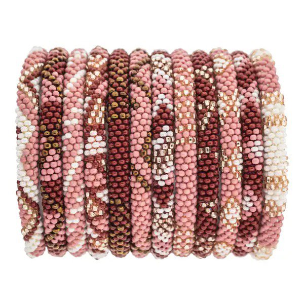 Buy 4 Mukhi Nepal Bracelet With Red Sandalwood Beads