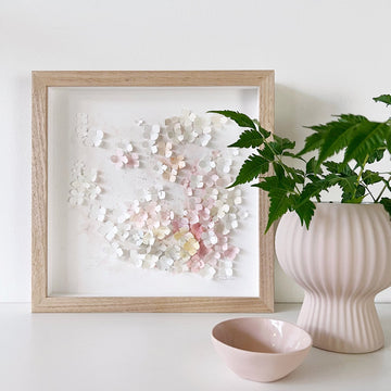 "nurture" - paper wall art - scattered collection