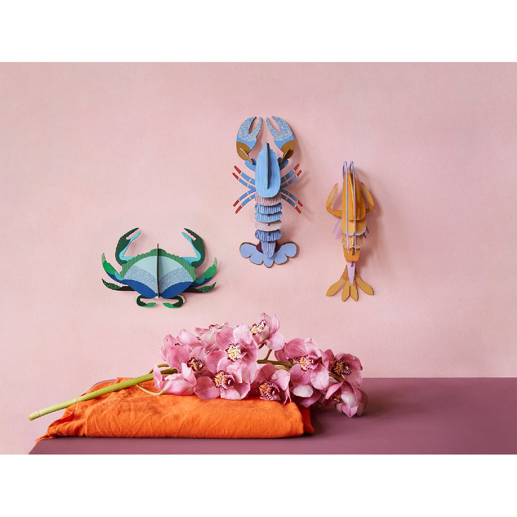mondocherry - Studio Roof | aquamarine crab wall decor - collection