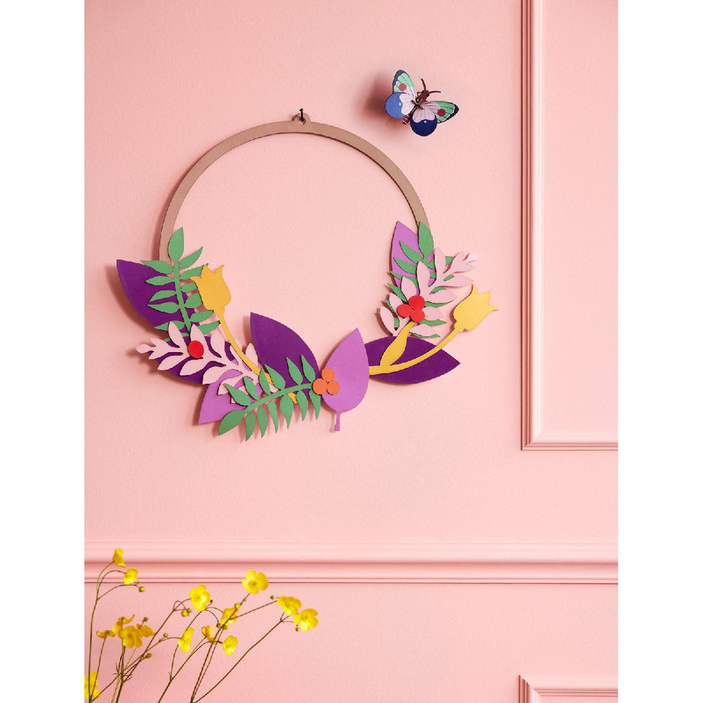 mondocherry - Studio Roof | blossom wreath wall decoration - wall