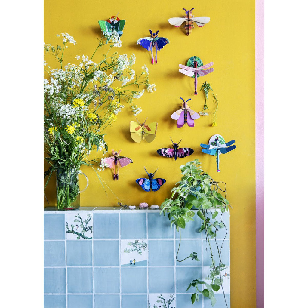 Studio Roof | blue comet butterfly wall decor - insects