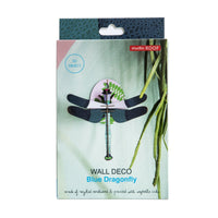 Studio Roof | blue dragonfly wall decor - package