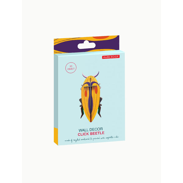 Studio Roof | click beetle wall decor - package