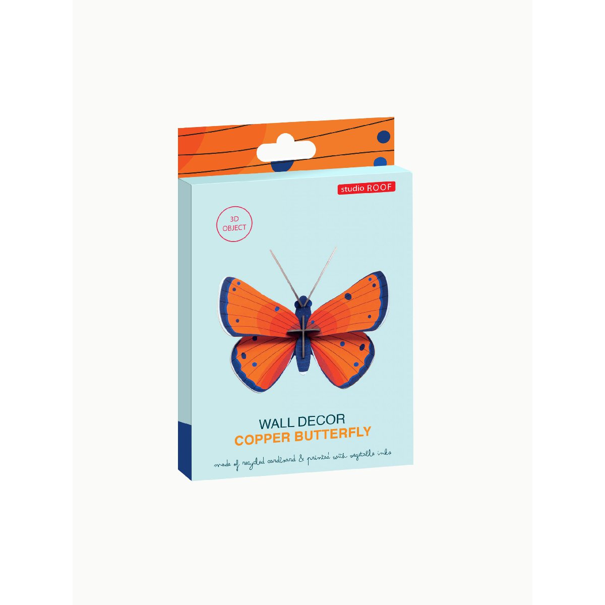 Studio Roof | copper butterfly wall decor - package