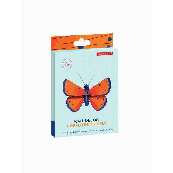 Studio Roof | copper butterfly wall decor - package