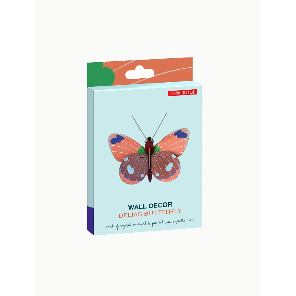 mondocherry - Studio Roof | Delias butterfly wall decor - packaging