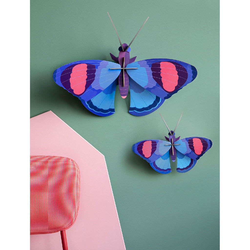 Studio Roof | deluxe peacock butterflies wall decor - display