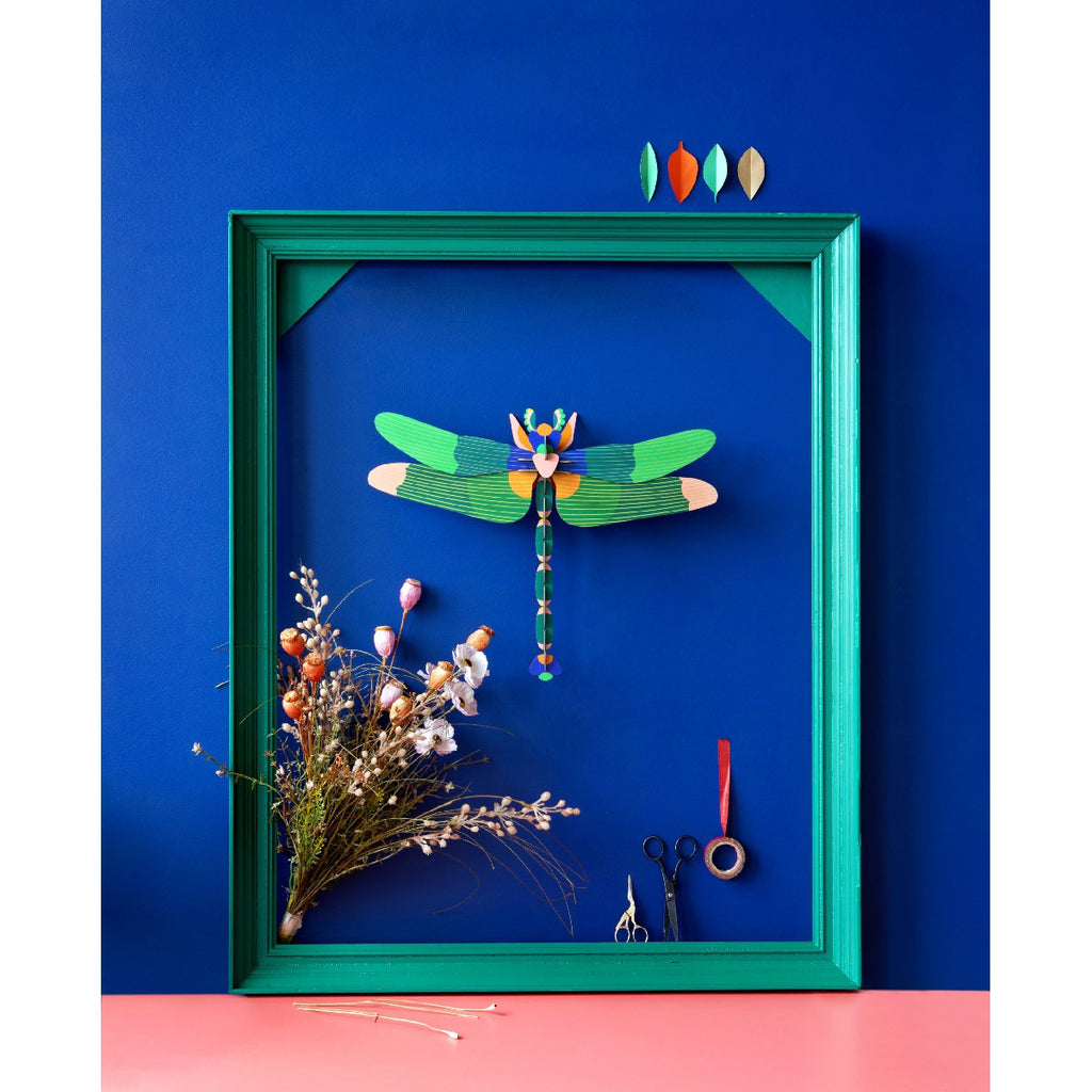 Studio Roof | giant dragonfly green | wall decor - wall