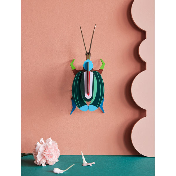mondocherry - Studio Roof | green fig beetle wall decor - wall