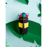 Studio Roof | jewel beetle wall decor - leaf
