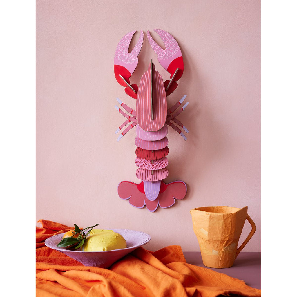mondocherry - Studio Roof | deluxe pink lobster wall decor - wall