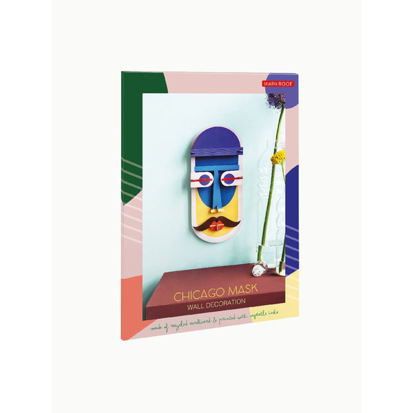 Studio Roof | chicago mask wall decor - package