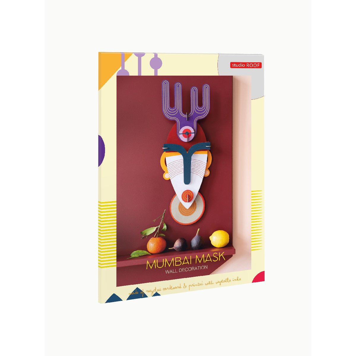 Studio Roof | mumbai mask wall decor - box