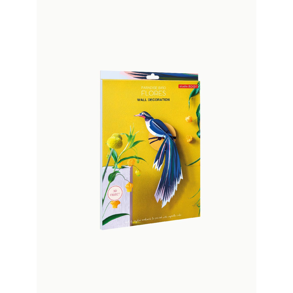 Studio Roof | paradise bird flores wall decor - package