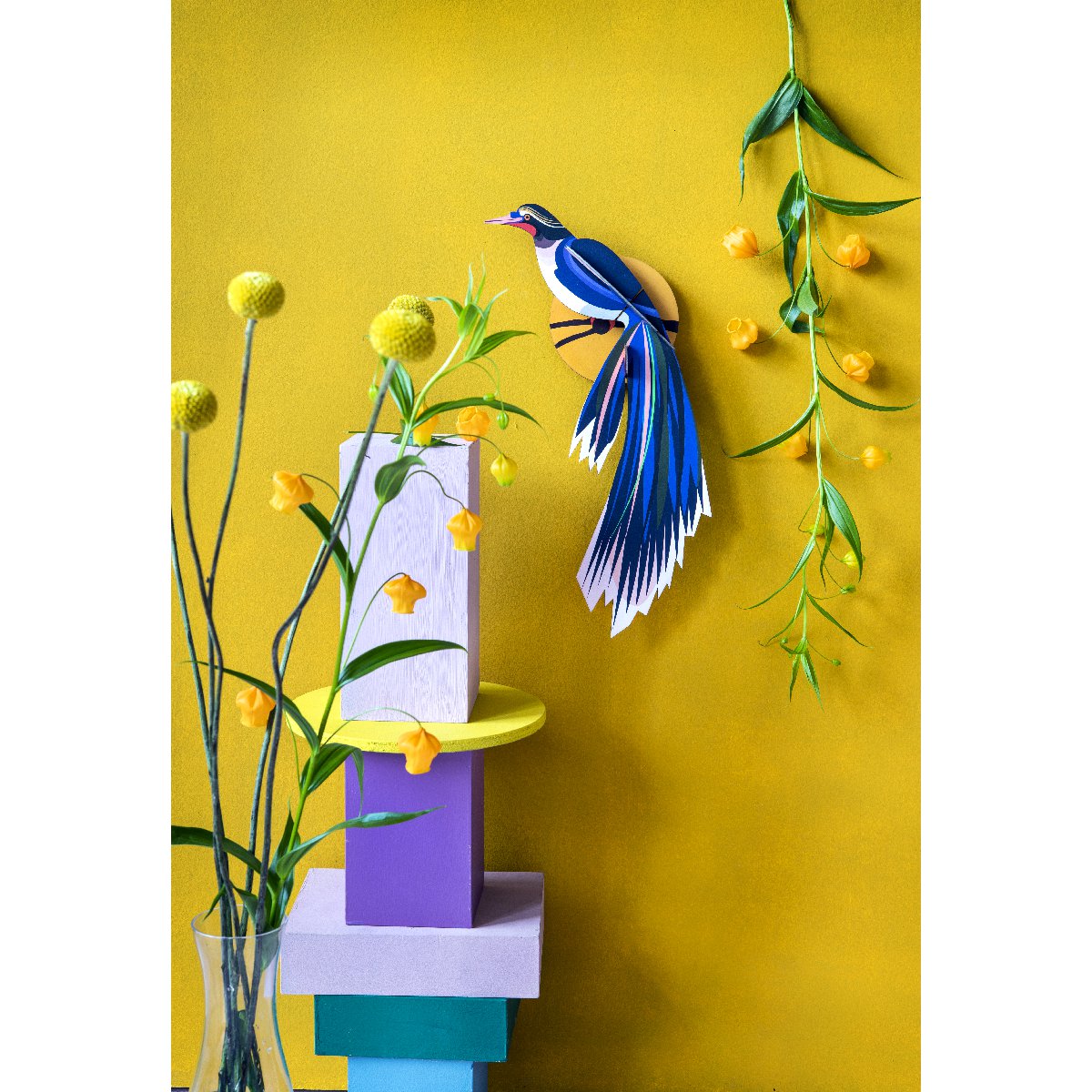 Studio Roof | paradise bird flores wall decor - wall