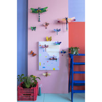 Studio Roof | pink comet butterfly wall decor - collection