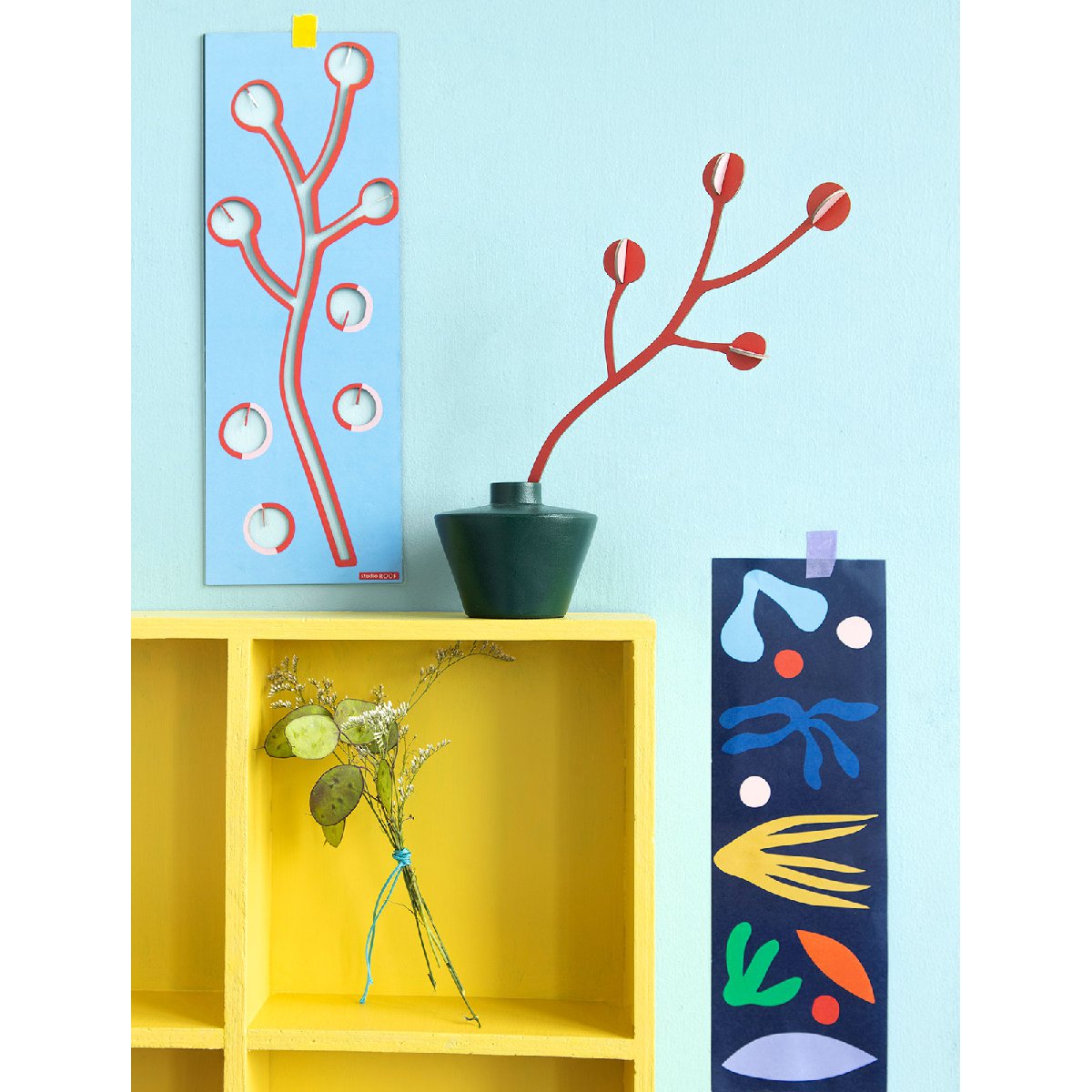 Studio Roof | coraline pop out card - display