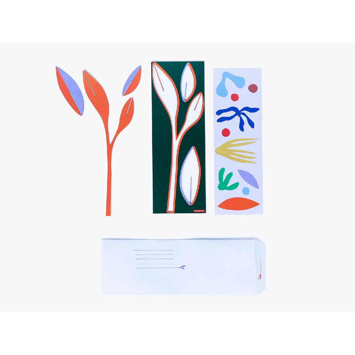 Studio Roof | floris pop out card - contents