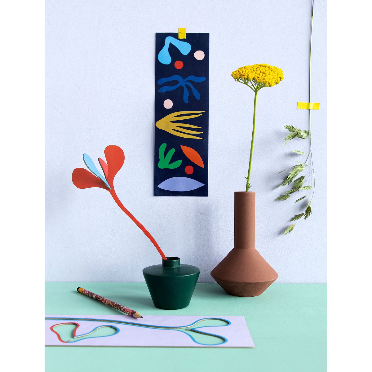 Studio Roof | narcissa pop out card - display