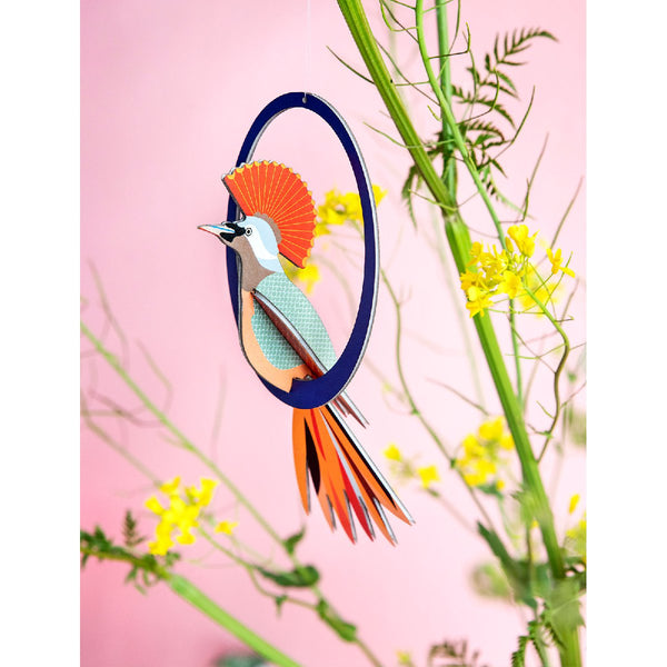 Studio Roof | swinging obi pop out card - display