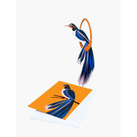 Studio Roof | swinging flores pop out card