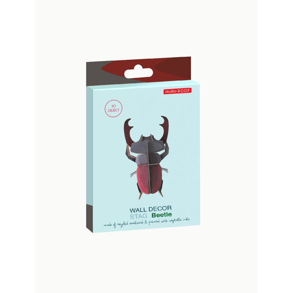 Studio Roof | stag beetle wall decor - box